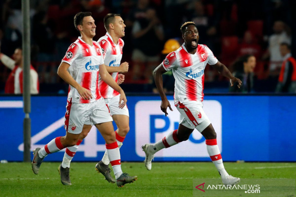 Red Star bangkit dan tundukkan 10 pemain Olympiakos 3-1