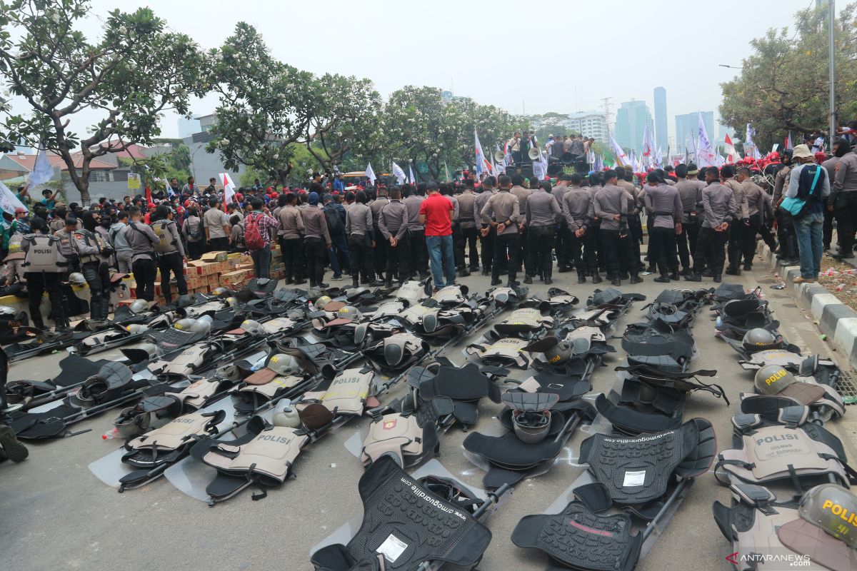 Kapolda Metro Jaya apresiasi demo buruh berlangsung tertib