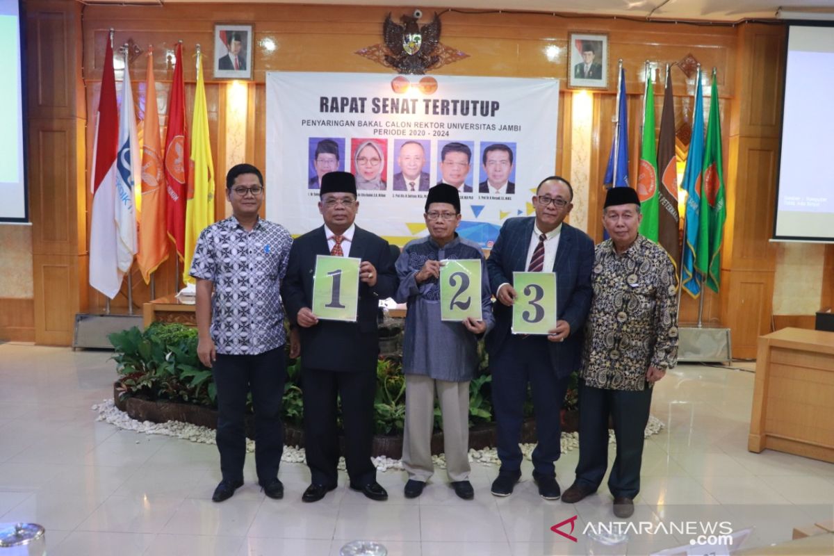 Rektor Unja periode 2020-2024 mengerucut tiga orang