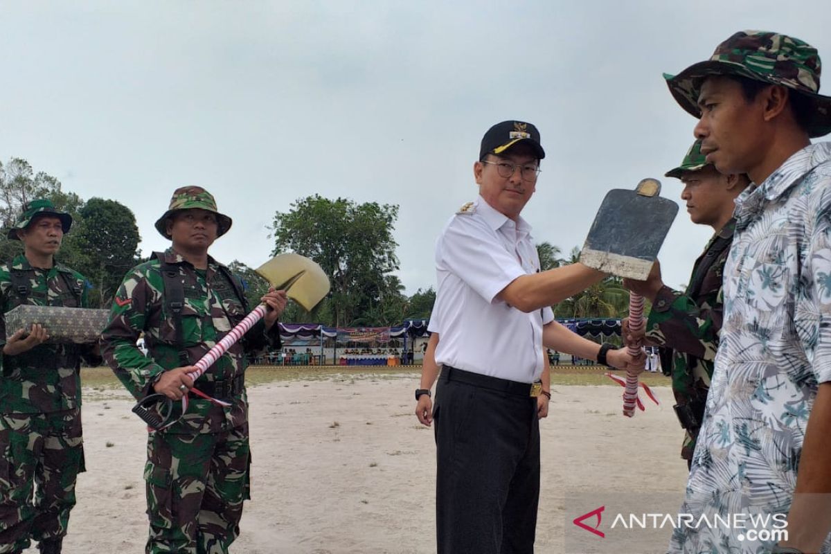 Wabup Belitung, Isyak Meirobie nyatakan TMMD percepat akselerasi pembangunan