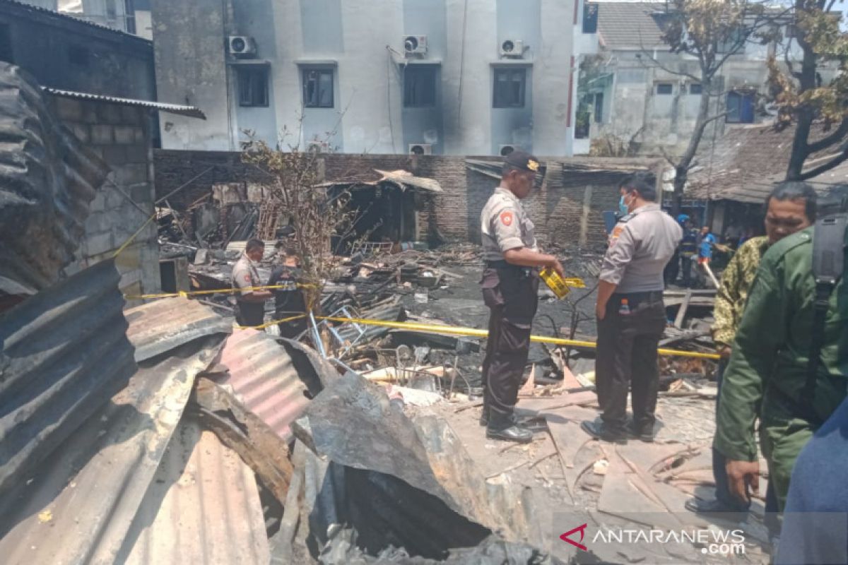 Gudang di "Sarkem" Yogyakarta terbakar, satu orang tewas