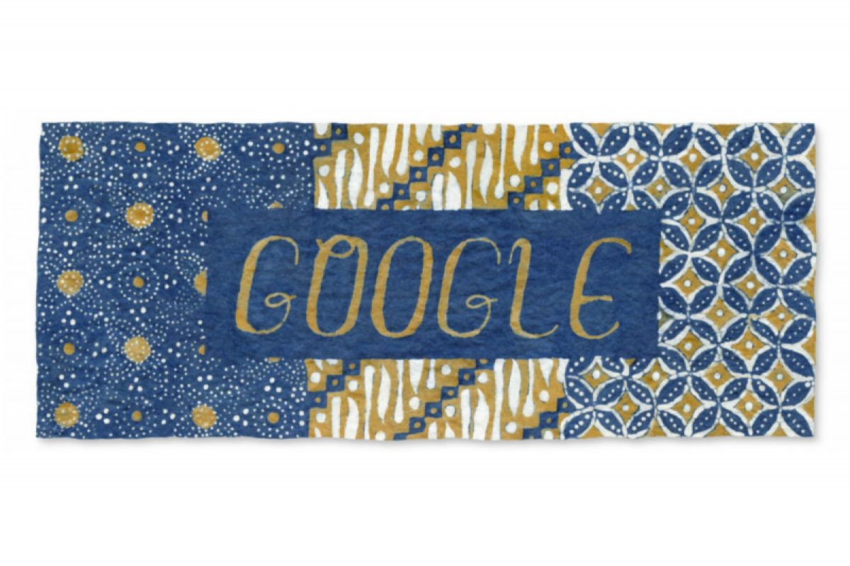 Tampilan Google dalam perayaan Hari Batik Nasional