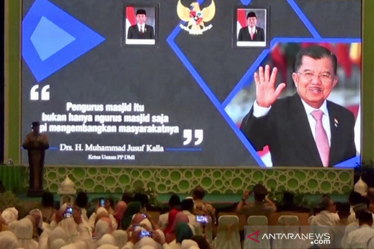 Wapres Jusuf Kalla sebut masjid harus punya fungsi ekonomi