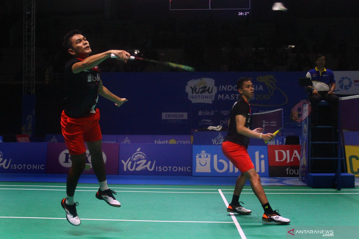 Fajar/Rian kalah, Indonesia vs Malaysia 1-1
