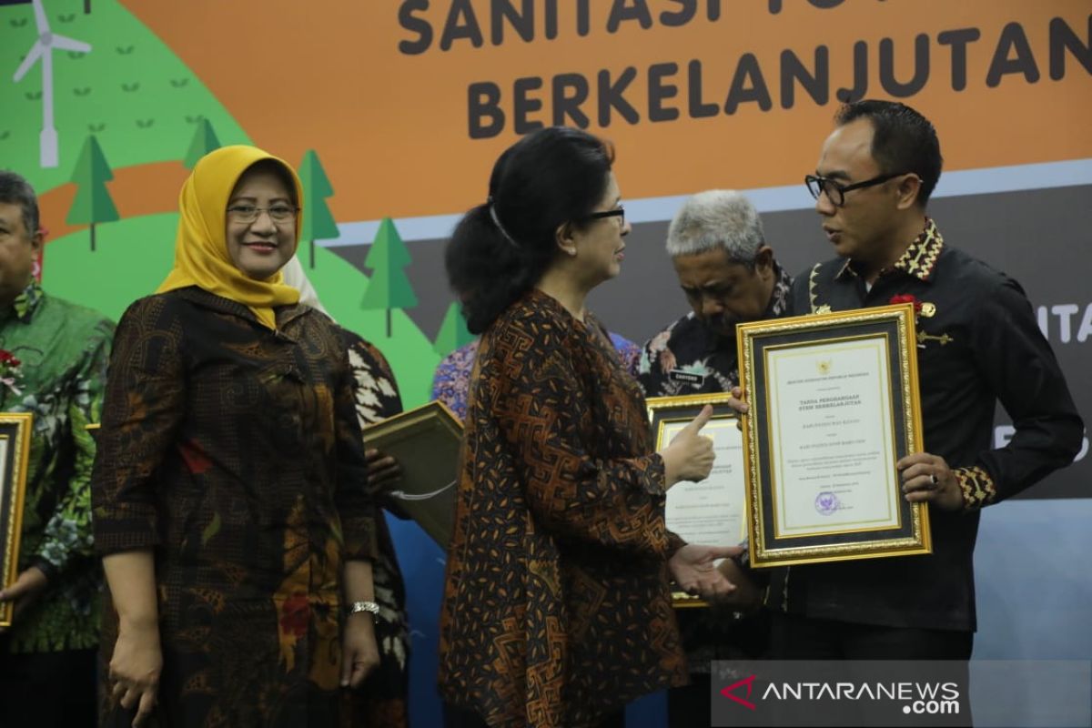 Hanya Waykanan daerah di Lampung yang dapat penghargaan STBM tingkat nasional