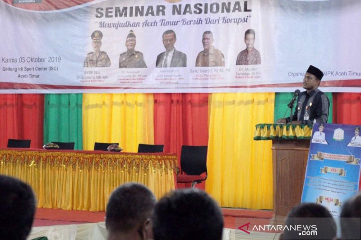 Bupati Aceh Timur buka seminar Nasional GMPK
