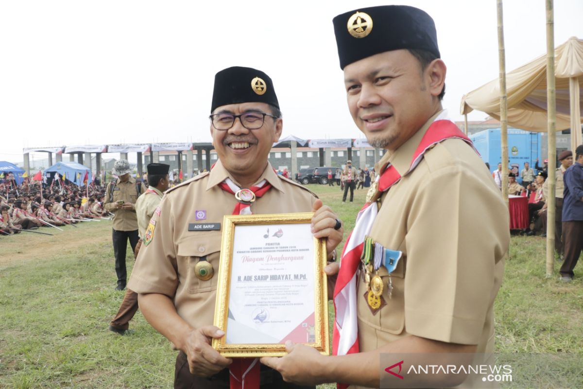 Kwarcab Bogor evaluasi keaktifan sekolah jalankan aktivitas kepramukaan