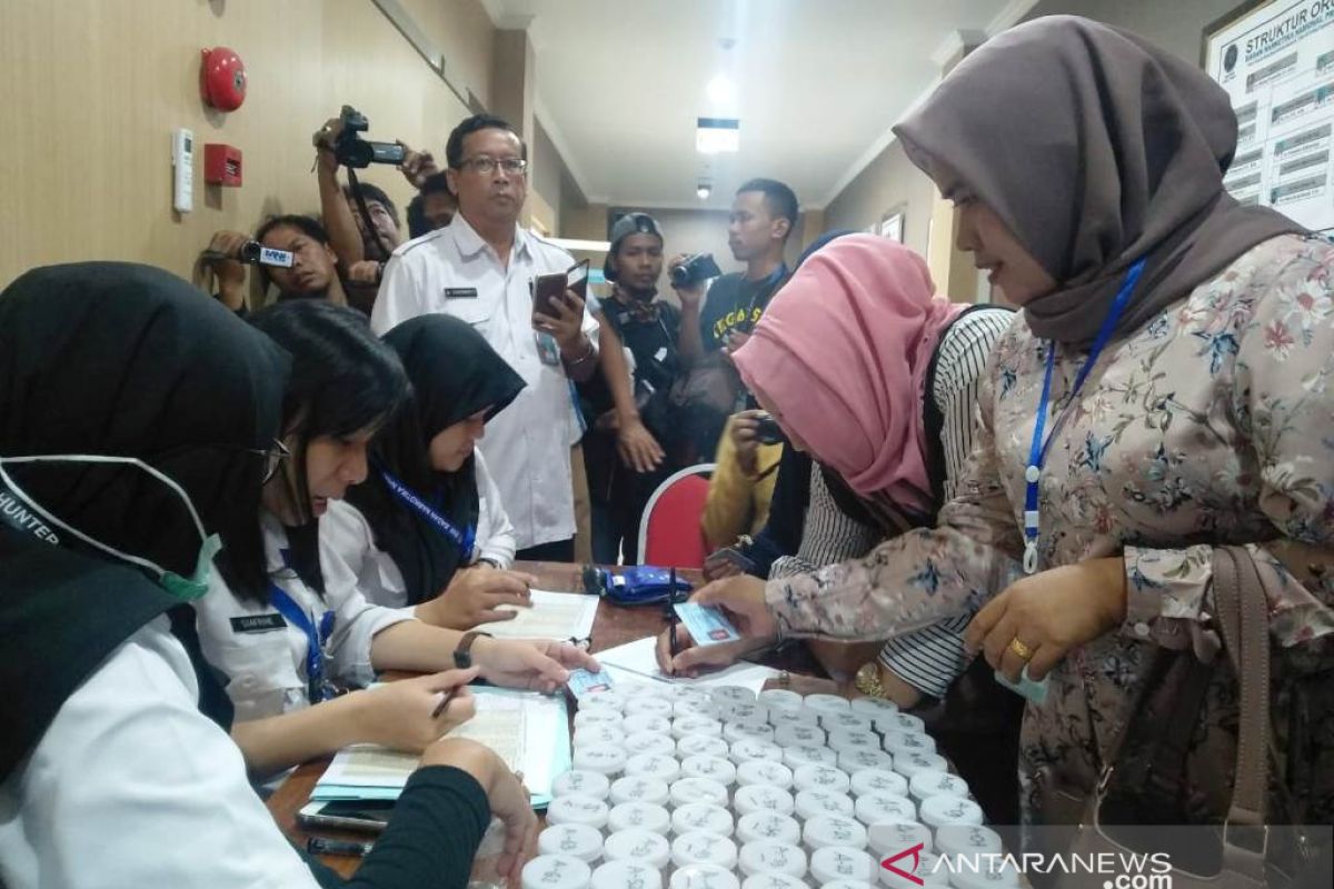 132 bakal calon kades di Sampang jalani tes urine di BNNP Jatim