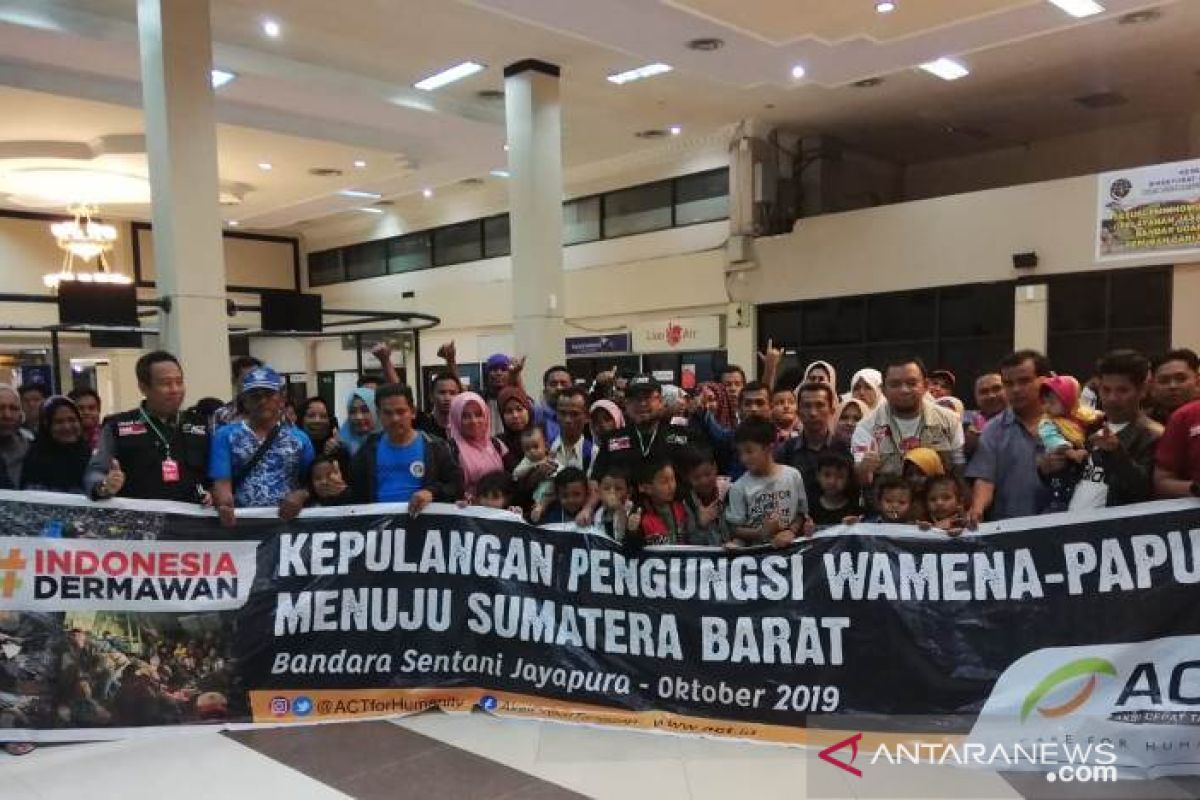 ACT fasilitasi pemulangan warga Sumatera Barat dari Wamena