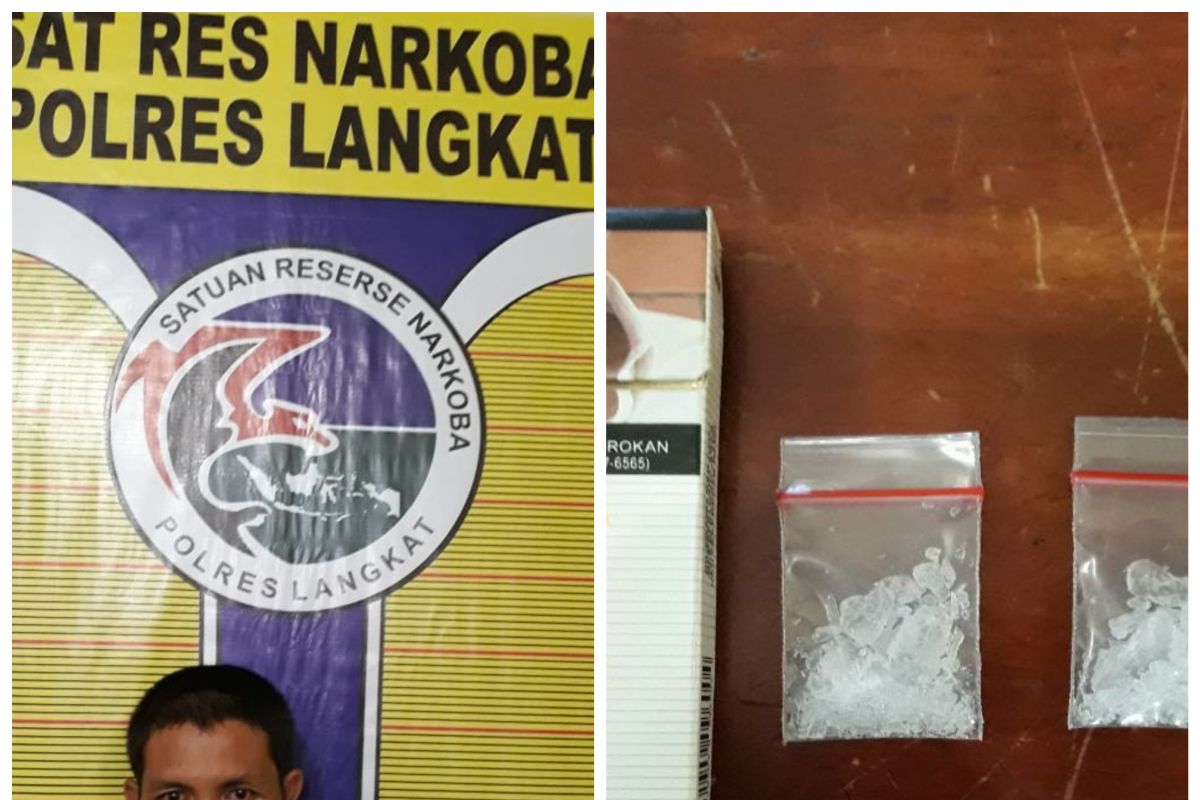 Polres Langkat ciduk Keong yang bawa sabu-sabu