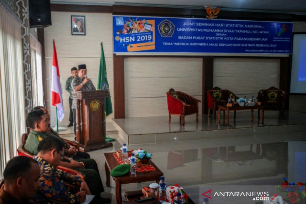 Wakil Wali Kota Padangsidimpuan buka seminar Hari Statistik Nasional