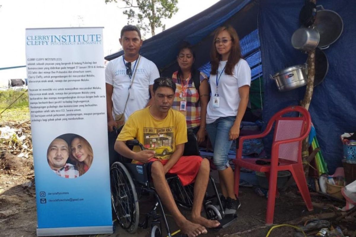 CCI bantu pengungsi disabilitas korban gempa