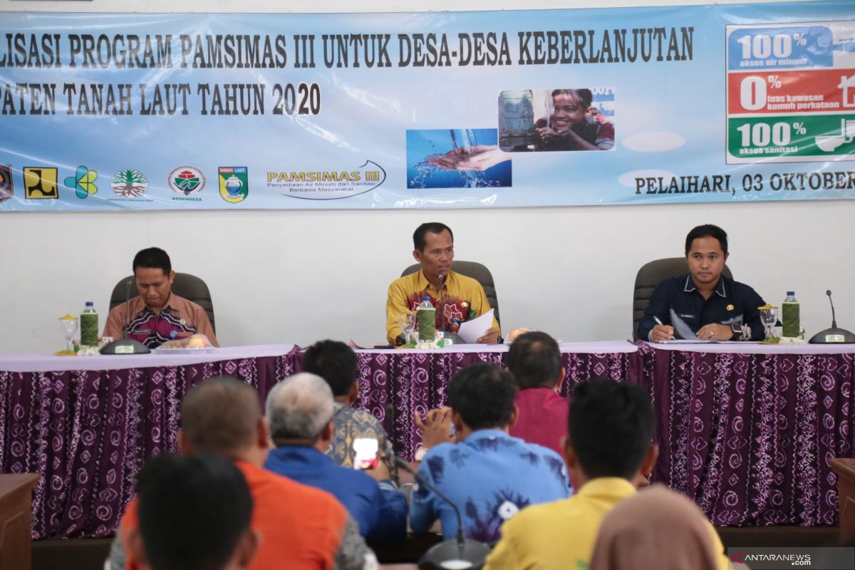 Sanitasi dan air bersih menjadi program nasional