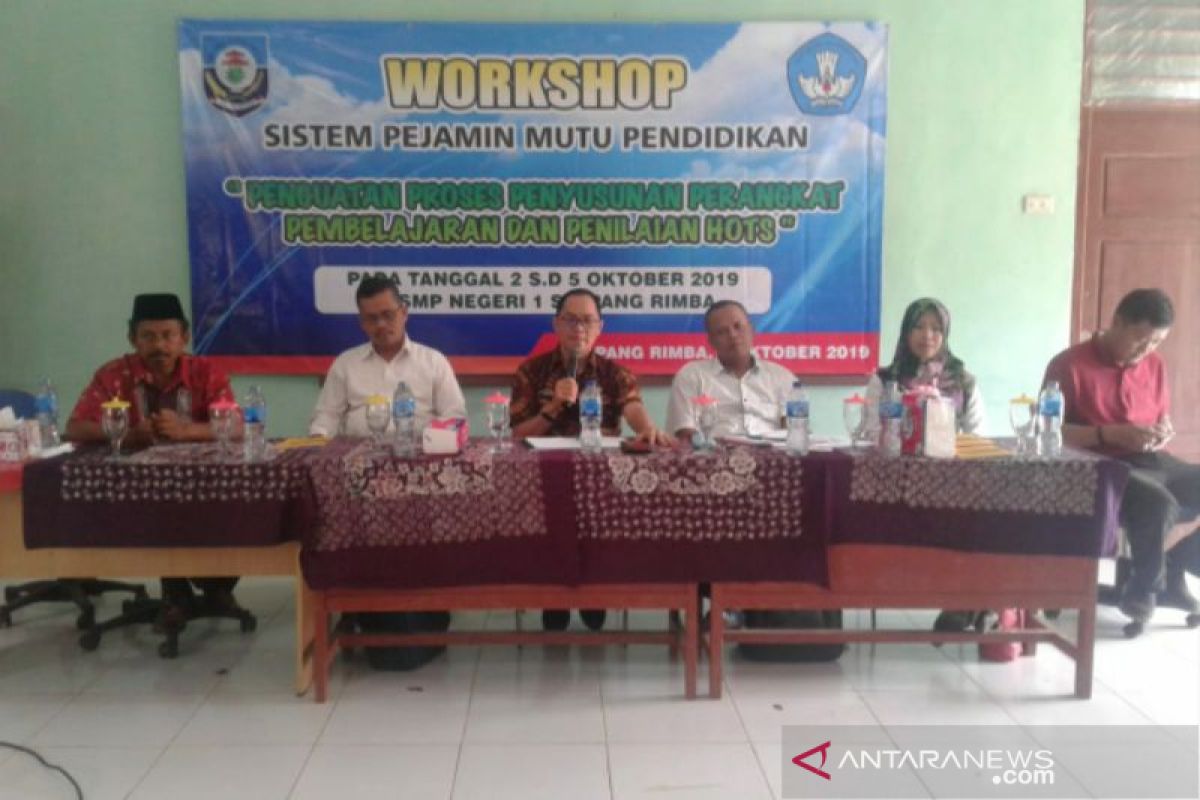 SMPN 1 Simpang Rimba gelar lokakarya sistem penjamin mutu pendidikan