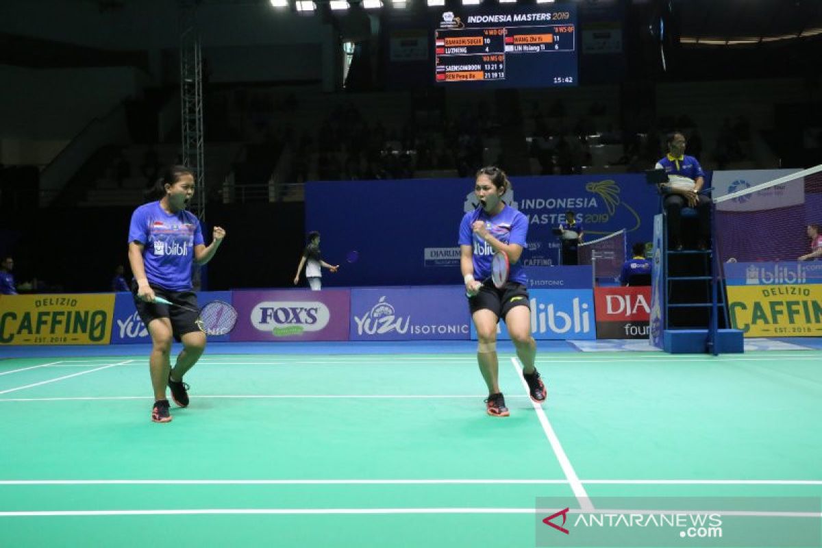 Semifinal Indonesia Masters, Siti/Ribka bersiap hadapi unggulan ketiga