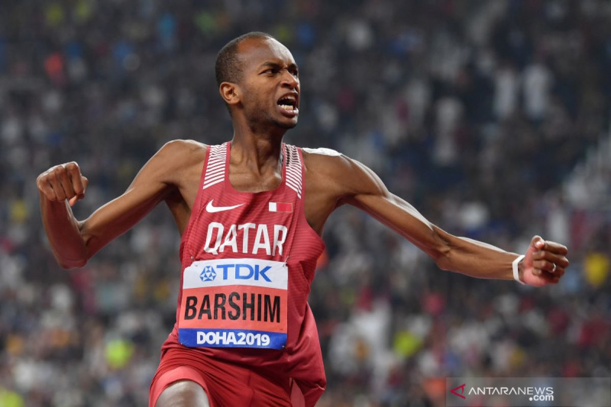 Mutaz Barshim pertahankan gelar juara dunia lompat tinggi