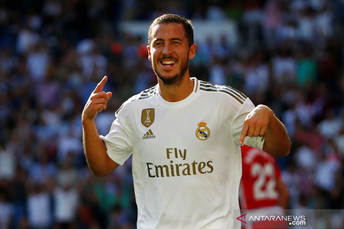 Hazard mengaku berat warisi nomor 7 di Real Madrid