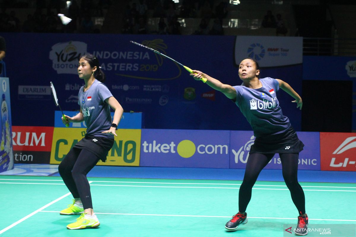 Della/Rizki dihentikan unggulan pertama di semifinal Macau Open