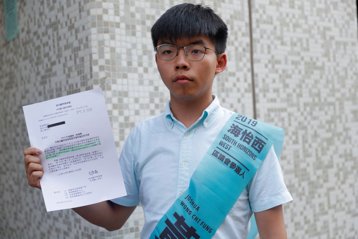 Aktivis Joshua Wong daftarkan diri sebagai calon anggota legislatif Hong Kong