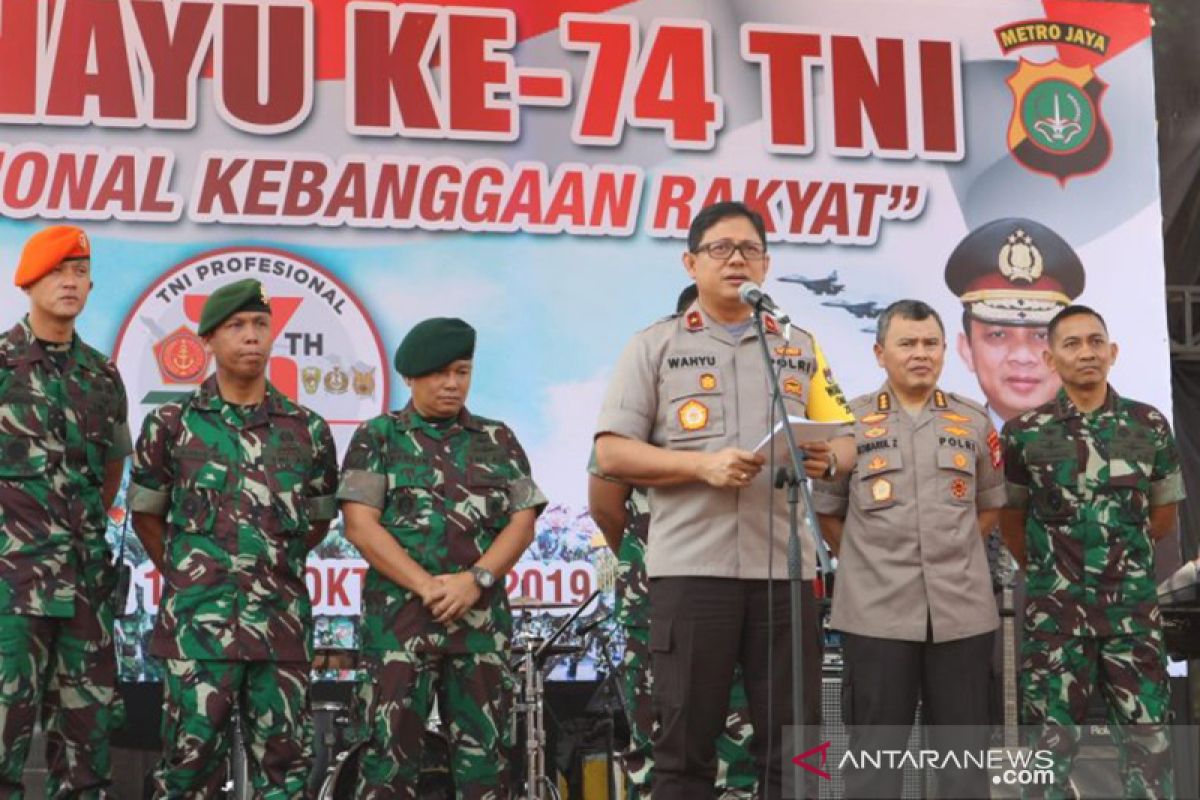 HUT TNI, Wakapolda Metro bangga pada prajurit ikut stabilitas Jakarta