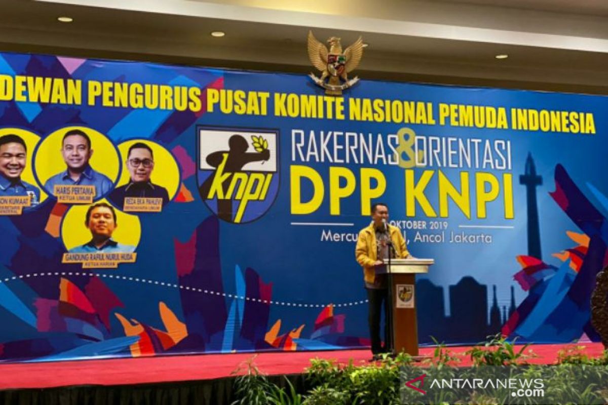 Bambang Patijaya buka Rakernas dan orientasi DPP KNPI