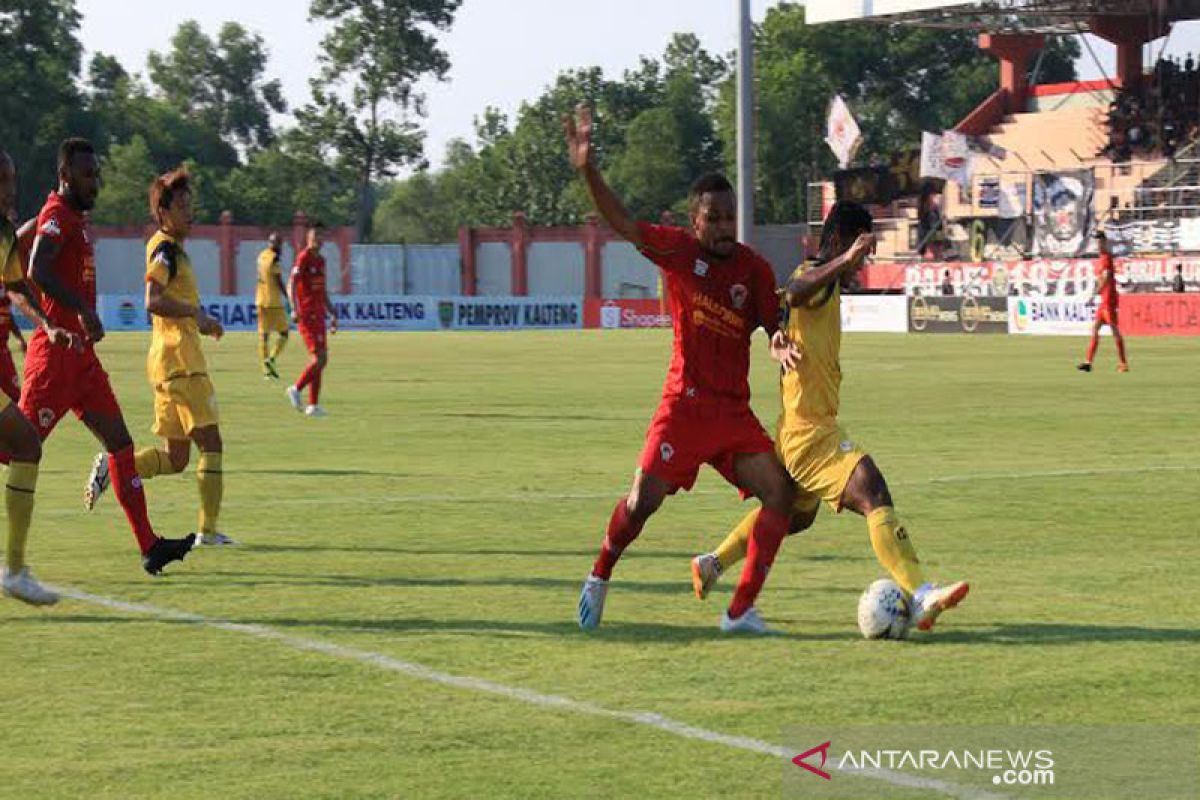 Kalteng Putra bermain imbang 1-1 dengan Barito Putera