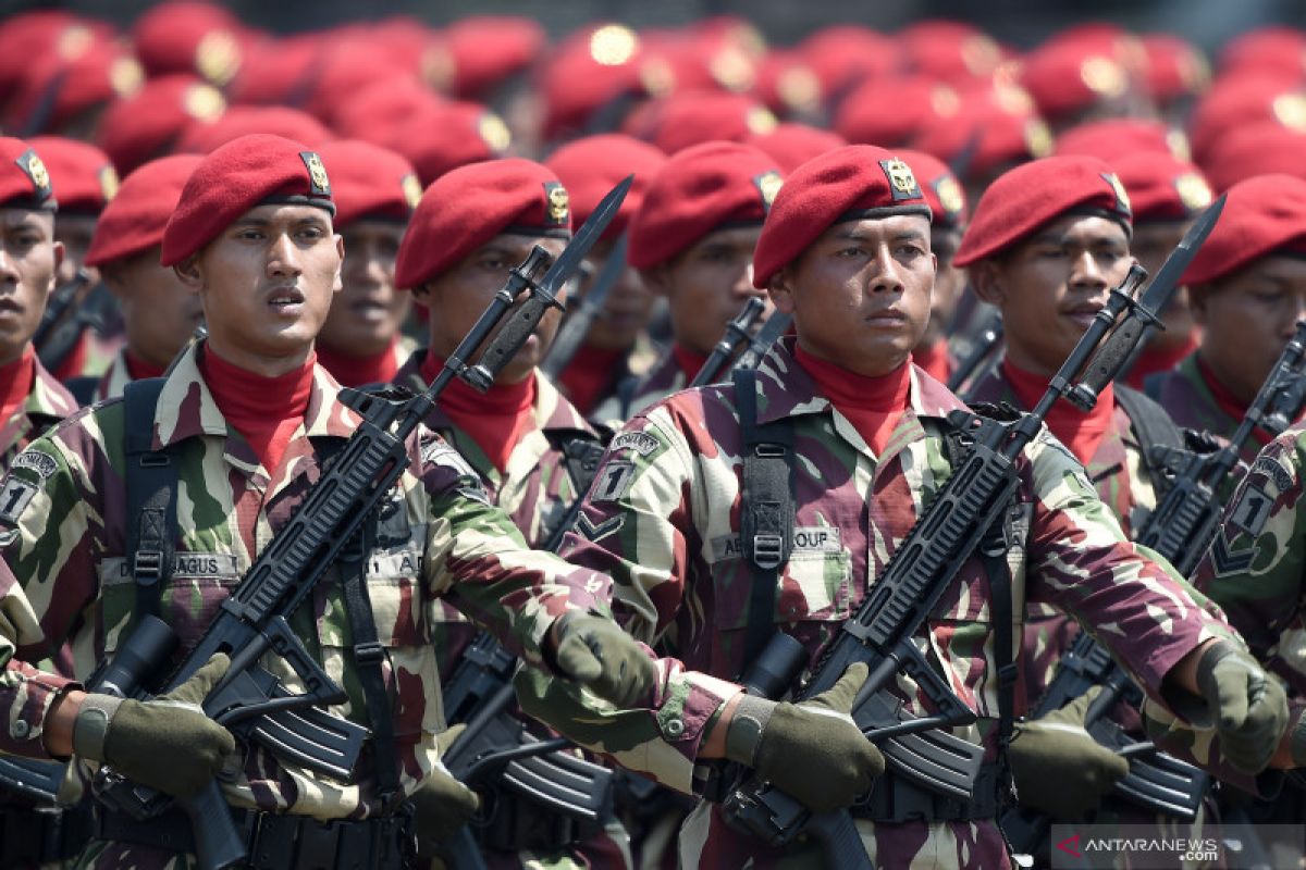 6.806 prajurit ikuti parade HUT ke-74 TNI