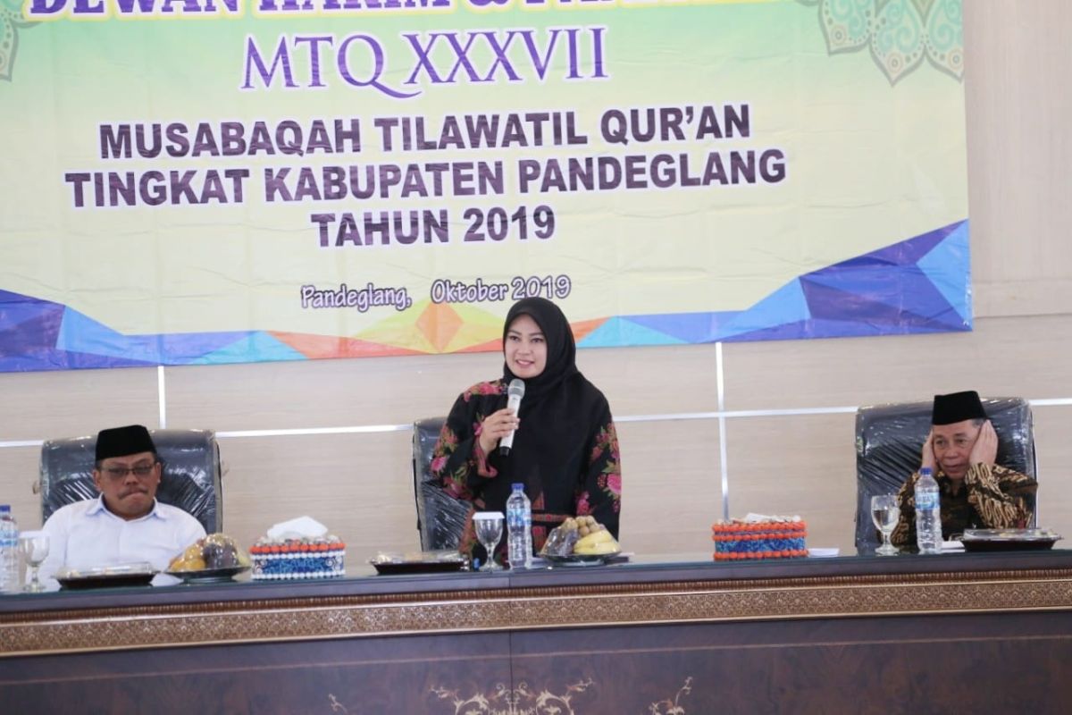 Bupati Irna:  Tahun depan Dewan Hakim MTQ bersertifikat untuk lahirkan kafilah berkualitas