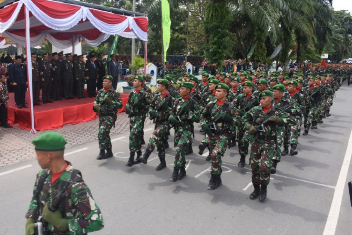 Drama kolosal iringi peringatan HUT TNI di  Deliserdang