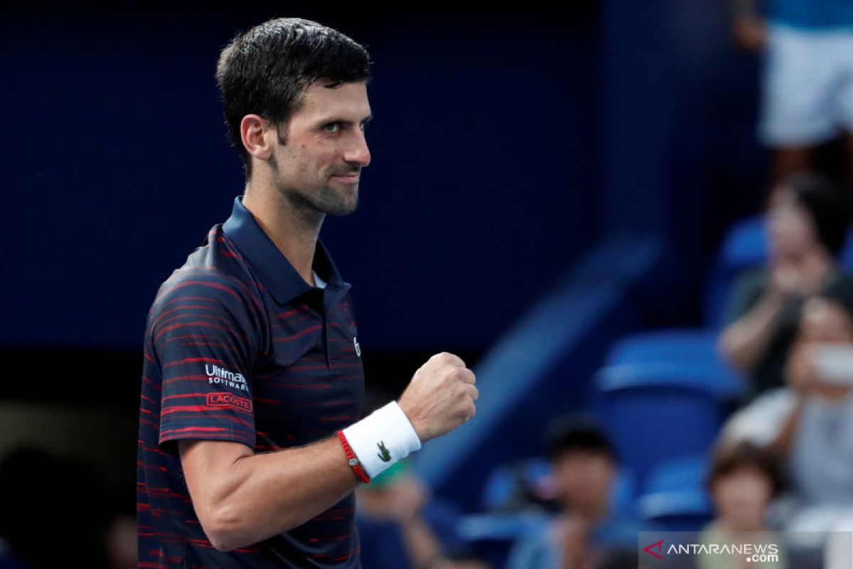 Djokovic awali upaya pertahankan gelar Shanghai dengan menang mudah