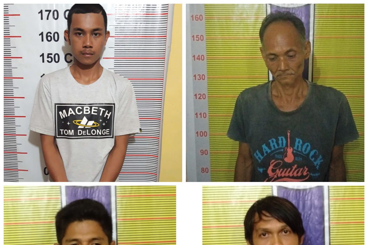 Empat tersangka pemilik sabu-sabu ditangkap polisi Langkat