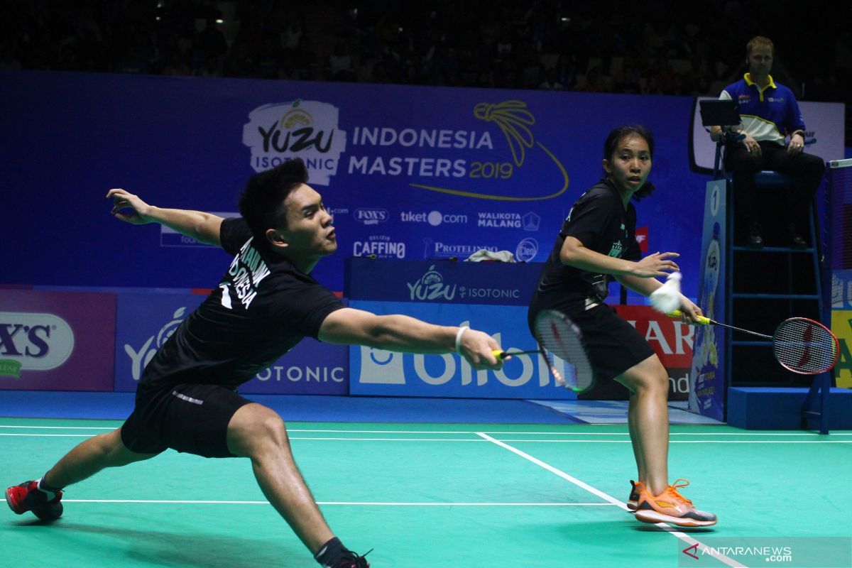 Adnan/Mychelle kalah straight di babak pertama All England 2020