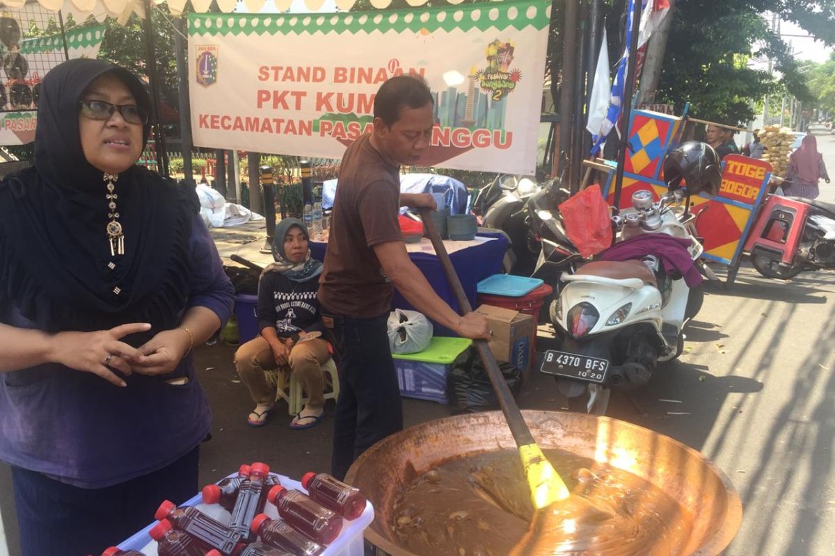 Aneka makanan khas Betawi hadir di Festival Bongsang