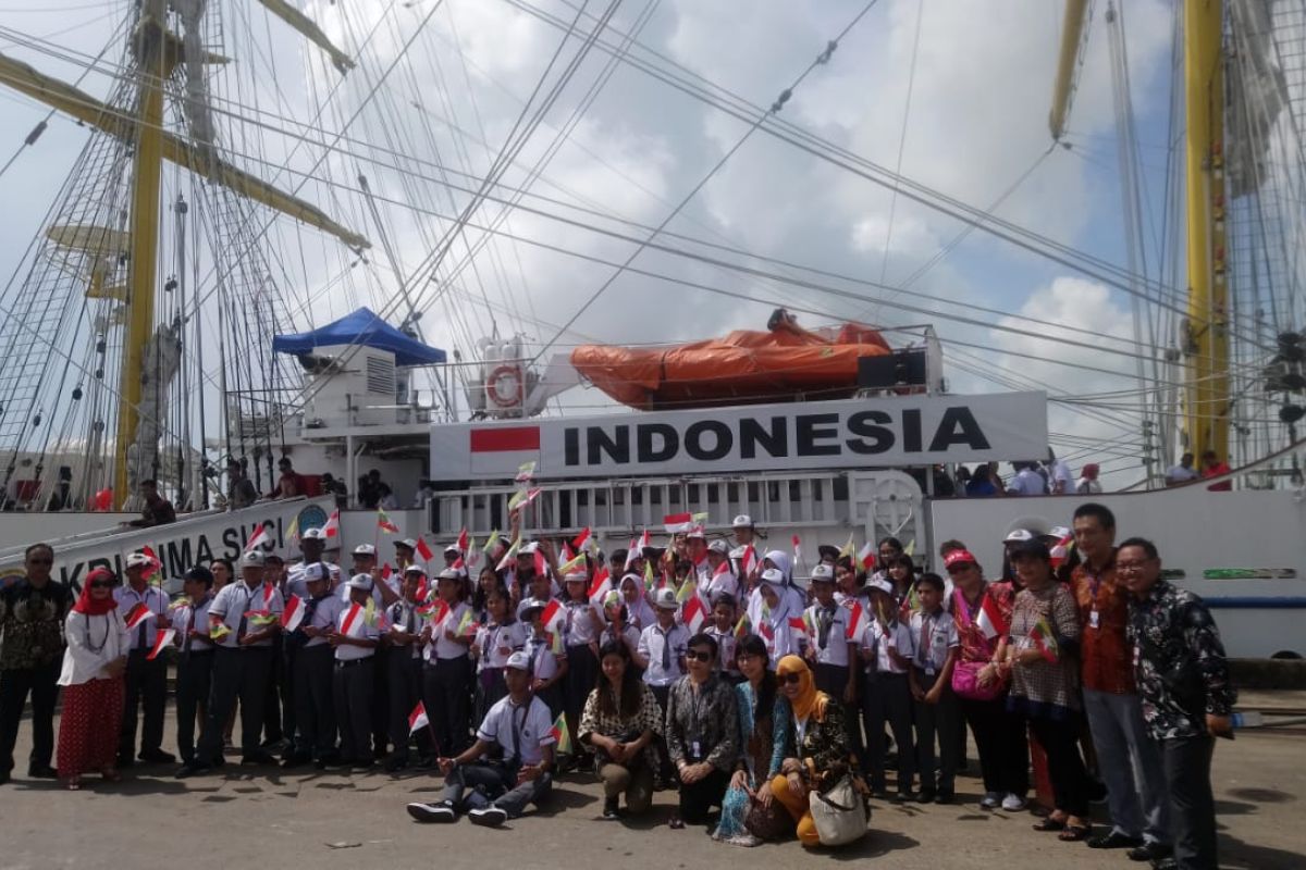 KRI Bima Suci bersandar di Pelabuhan Thilawa, Myanmar