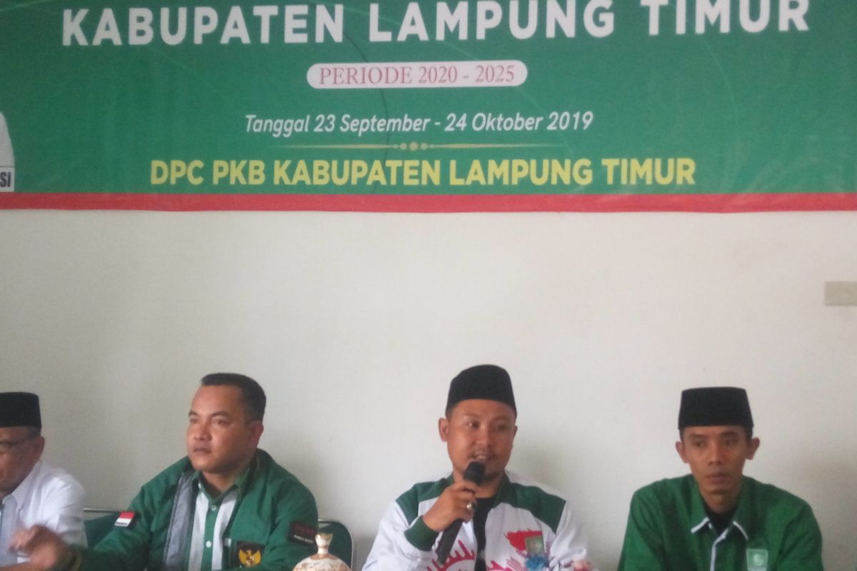 Penjaringan calon kepala daerah PKB Lampung Timur ditutup