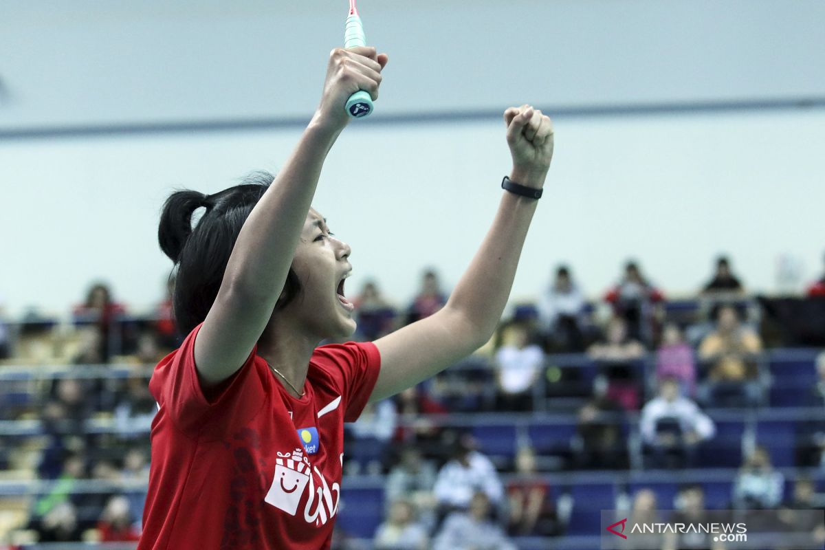 Pebulu tangkis muda Indonesia Putri Kusuma Wardani juarai Czech Open 2021