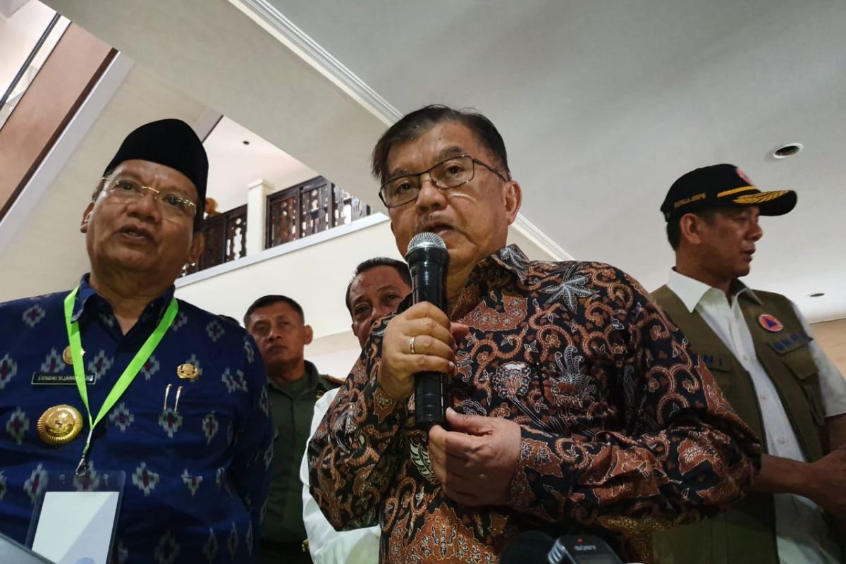 Wapres Jusuf Kalla instruksikan dana stimulan Palu turun segera