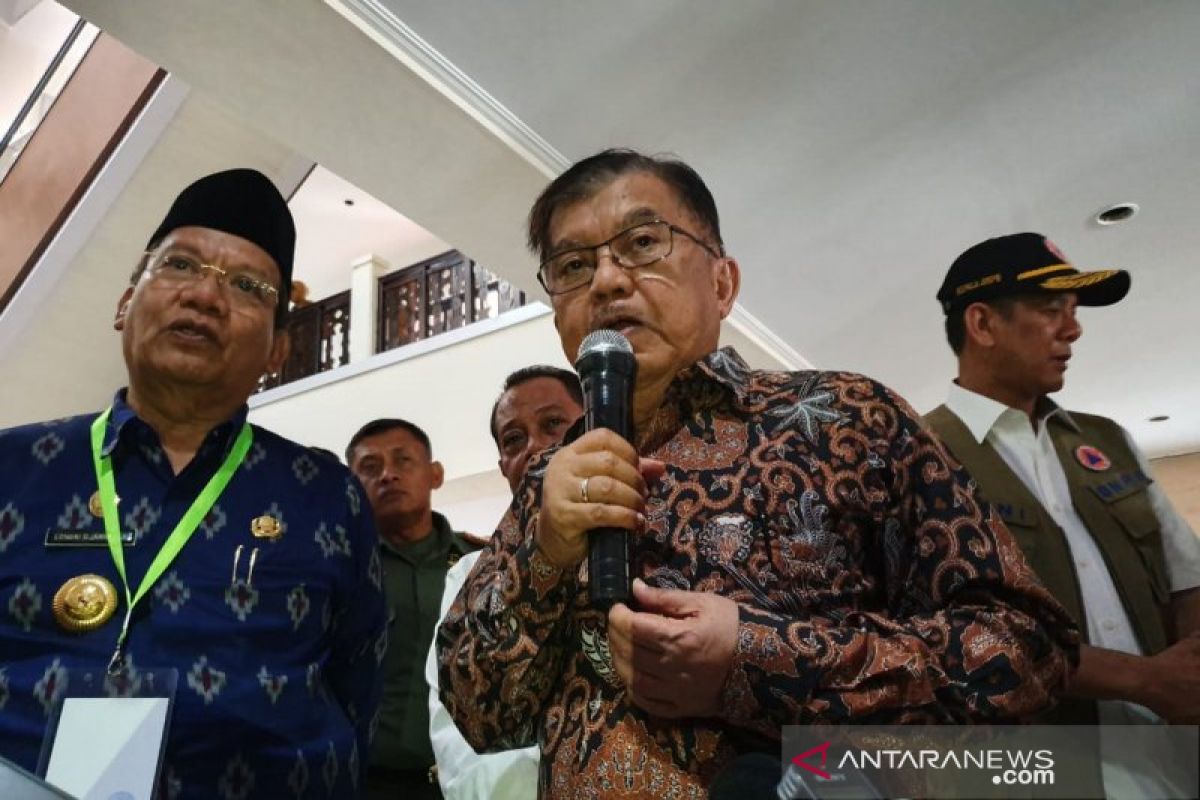 Wapres JK instruksikan dana stimulan Palu turun segera