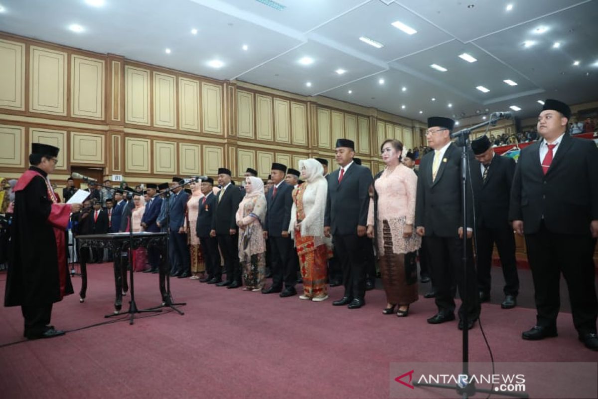 Sebanyak 45 anggota DPRD Sultra 2019-2024 resmi dilantik