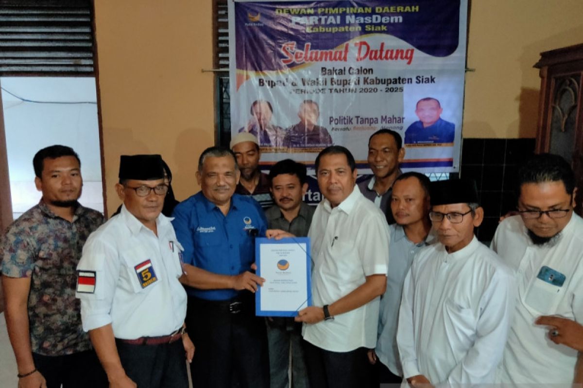 Sekda Siak daftar calon bupati di Partai Nasdem