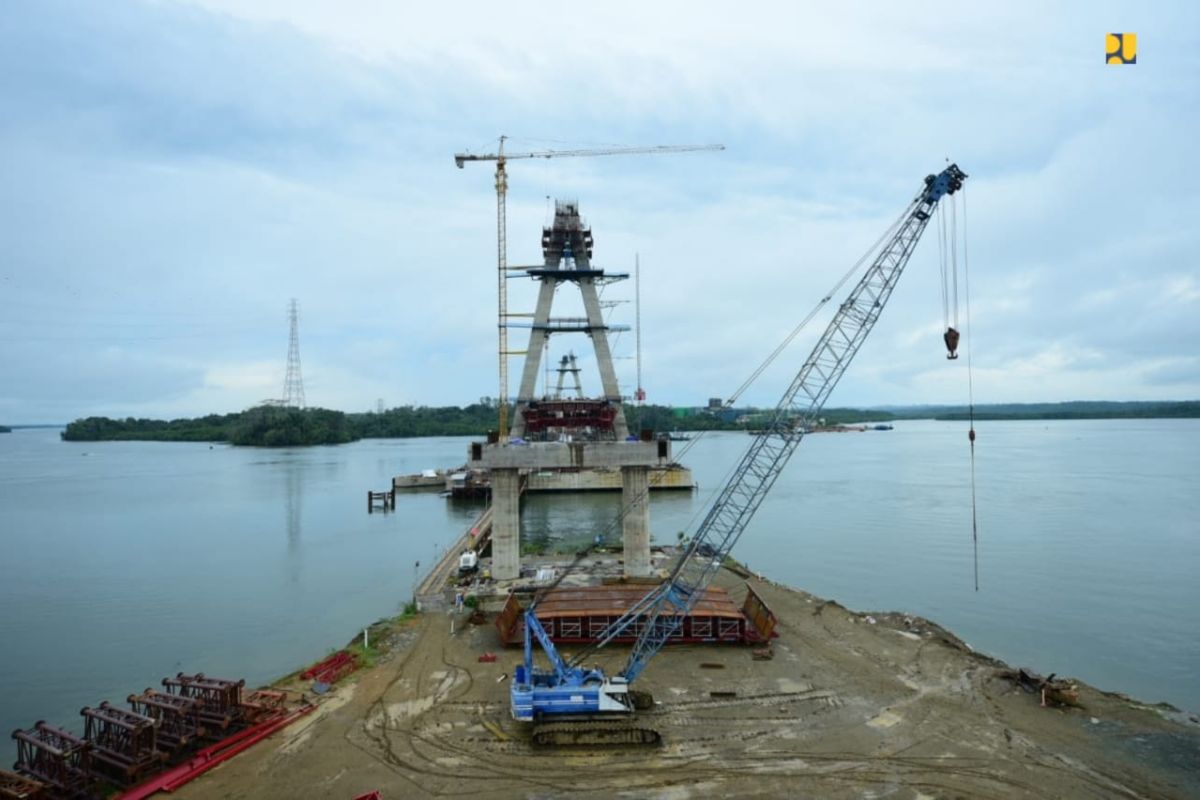 Jembatan Balang II di Kaltim selesai tahun 2020