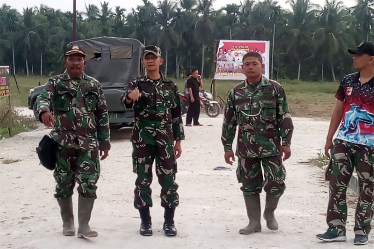 Terus Kejar Persentase Penimbunan Jalan dengan Sirtu, Dandim 0314/Inhil Tinjau Lokasi Sasaran