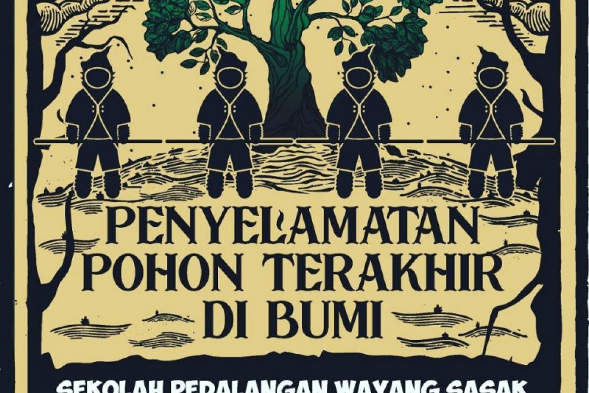 Kisah penyelamatan pohon terakhir di bumi melalui wayang botol