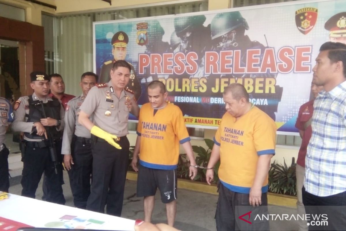 Polres Jember tangkap dua pelaku penyalahgunaan narkoba