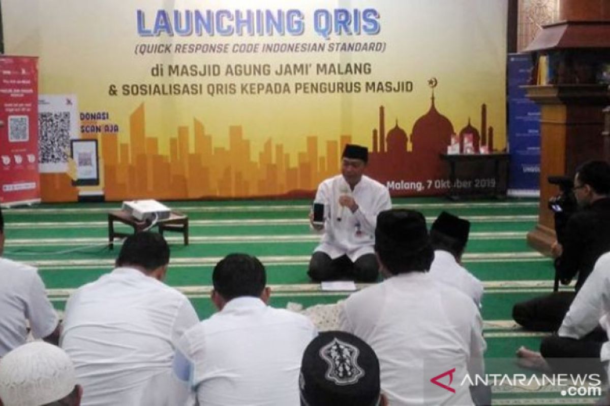 Bank Indonesia Malang kenalkan bersedekah nontunai dengan QRIS