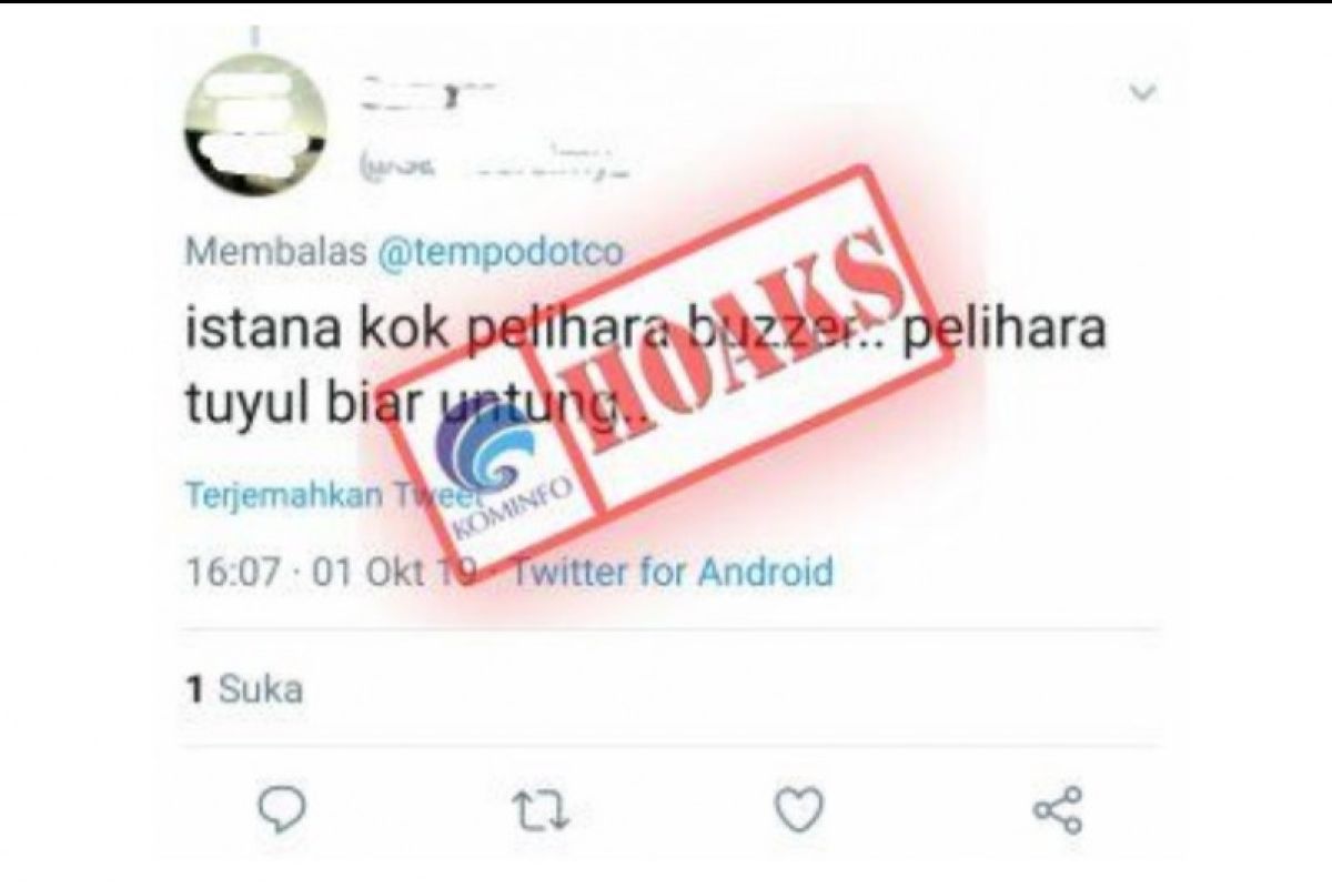 Menkominfo tak akan tebang pilih dalam pemberantasan hoaks