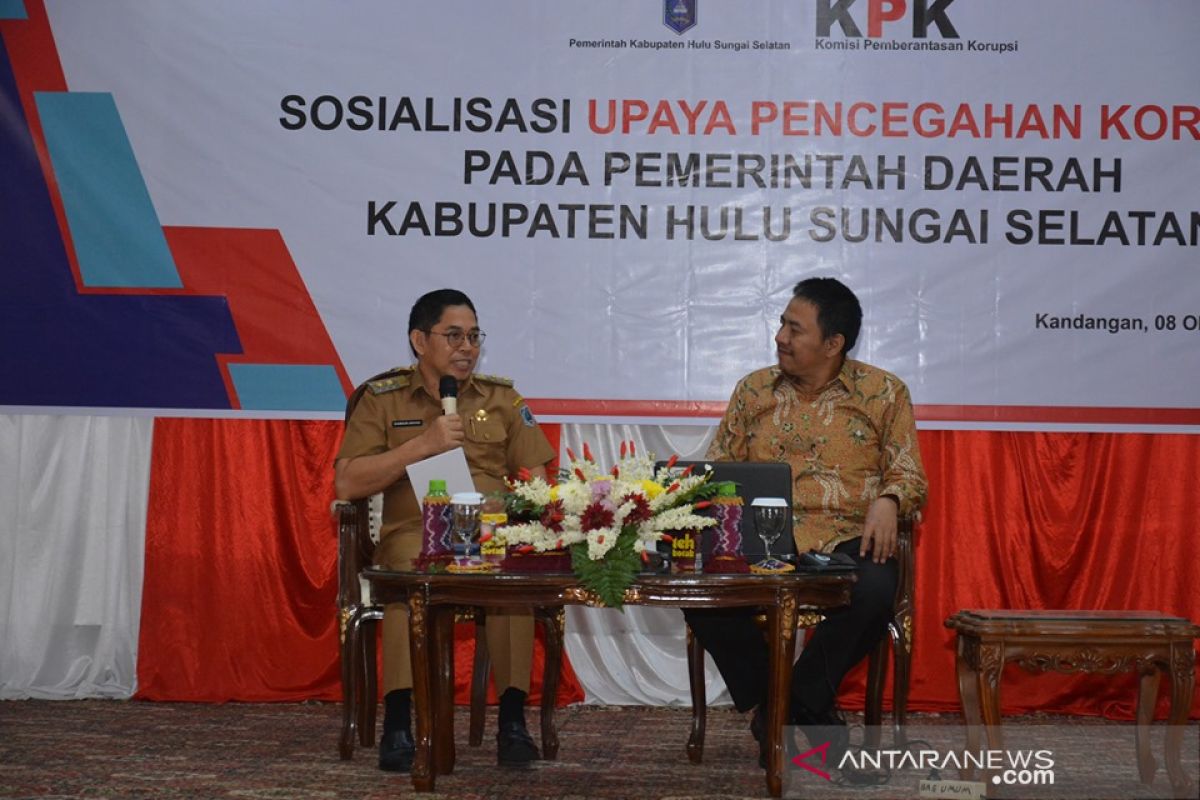 KPK RI sosialisasi upaya pencegahan korupsi di HSS