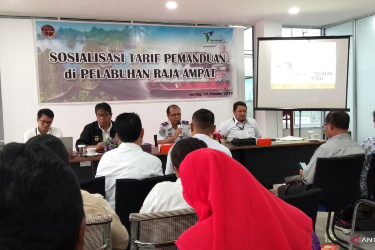 Pelindo IV umumkan tarif pemandu kapal di Raja Ampat