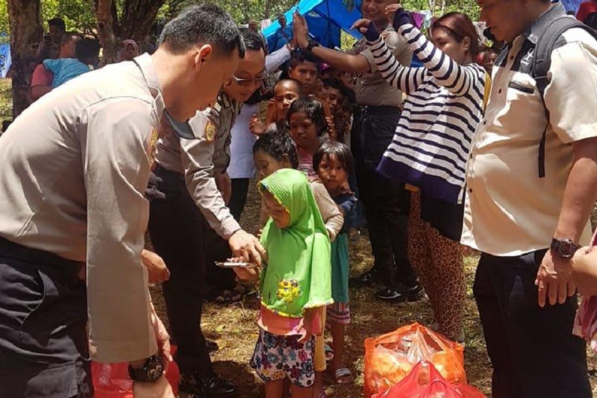 Polda Maluku beri konseling psikologi bagi korban gempa