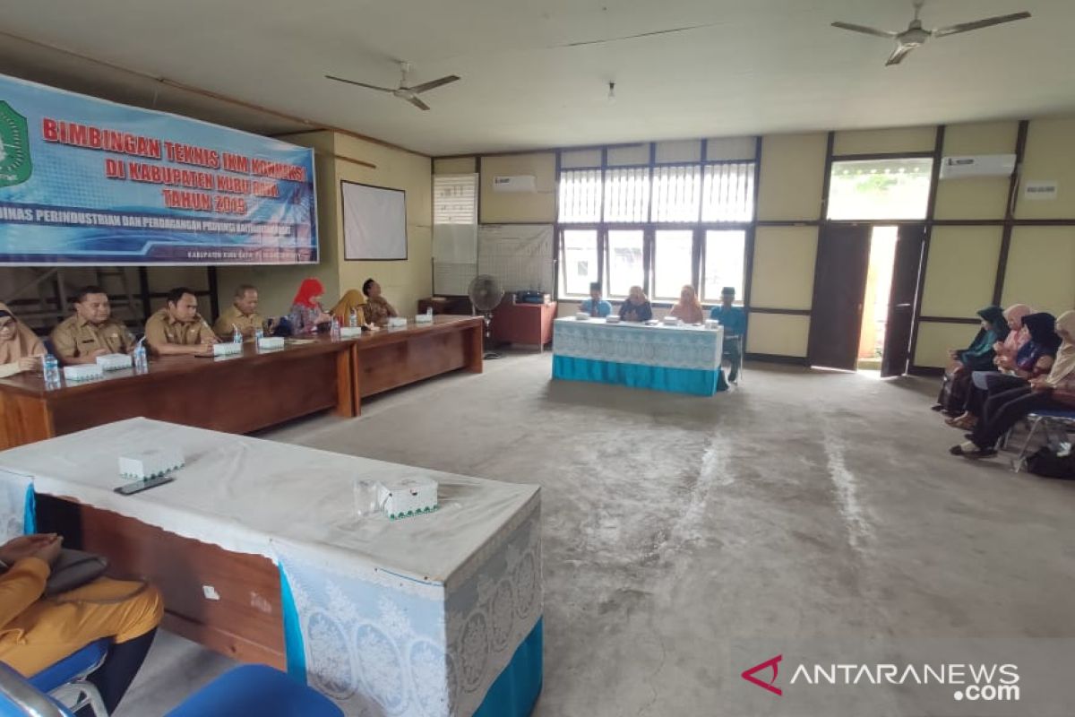 Pemkab Kubu Raya lakukan bimtek untuk pelaku usaha konveksi